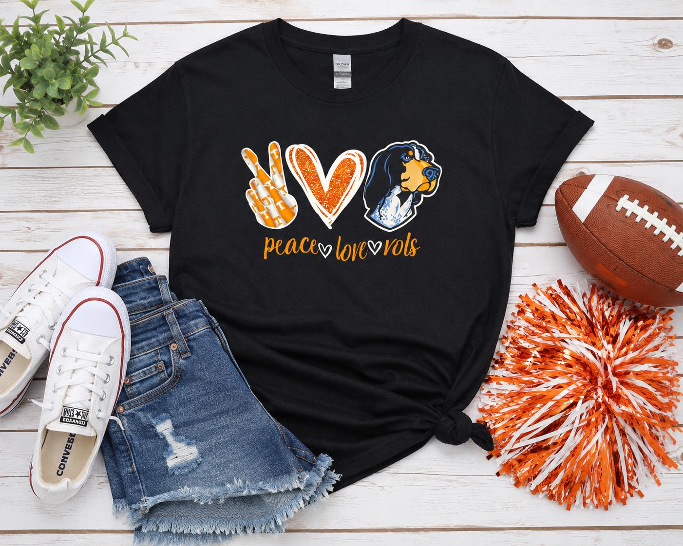 Peace Love Vols Tee