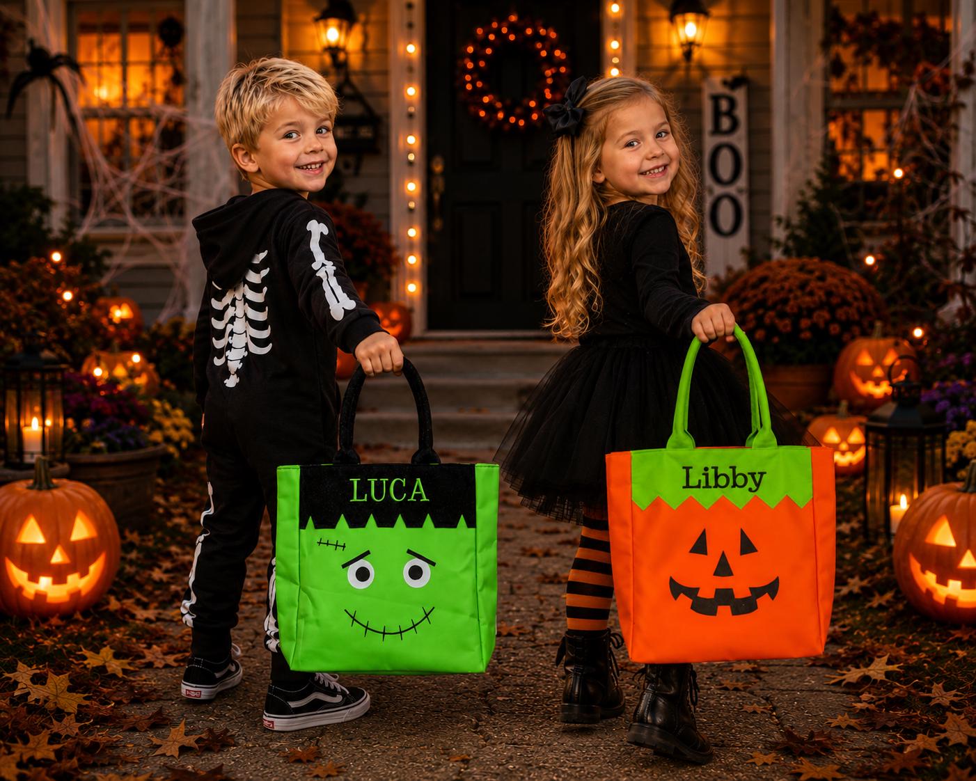 Trick or Treat bags/ Personalized Halloween totes