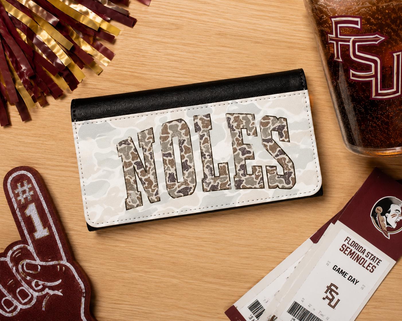 NOLES Camo Tri-Fold Wallet
