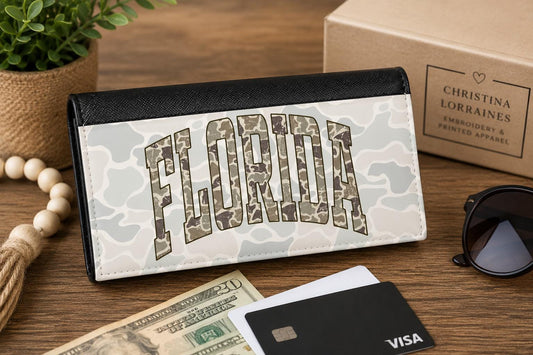 FLORIDA Camo Tri-Fold Wallet