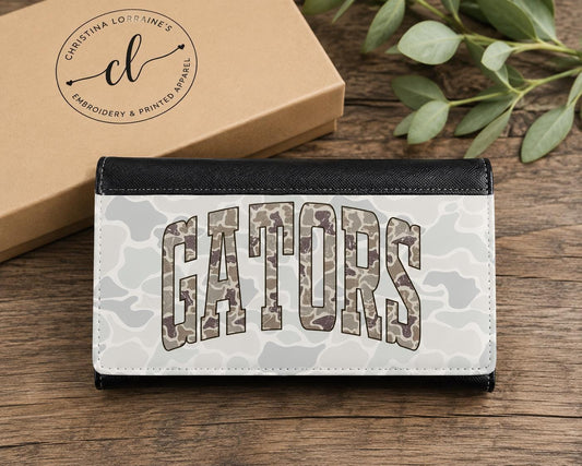 GATORS Camo Tri-Fold Wallet