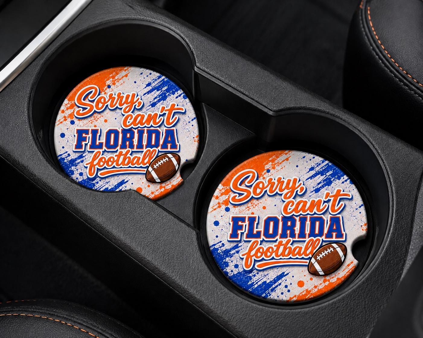 Sorry Can’t-Florida Car Coasters/Ceramic or Neoprene Fabric