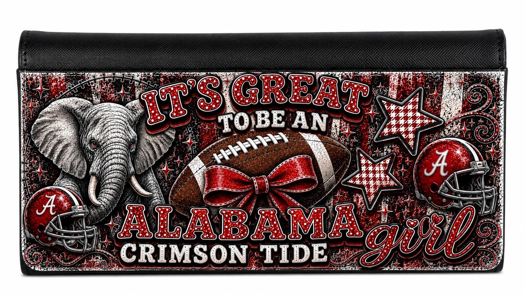It's Great To Be an Alabama Fan Spirit Tri-Fold Wallet