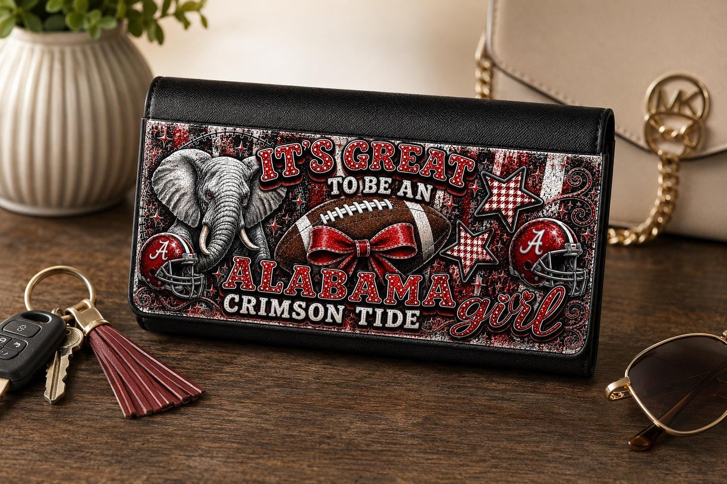 It's Great To Be an Alabama Fan Spirit Tri-Fold Wallet
