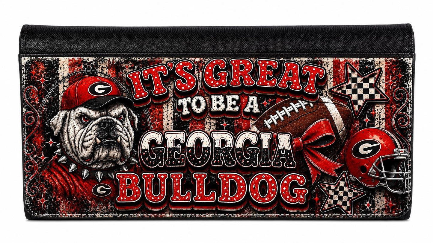 It's Great To Be a Georgia Fan Spirit Tri-Fold Wallet