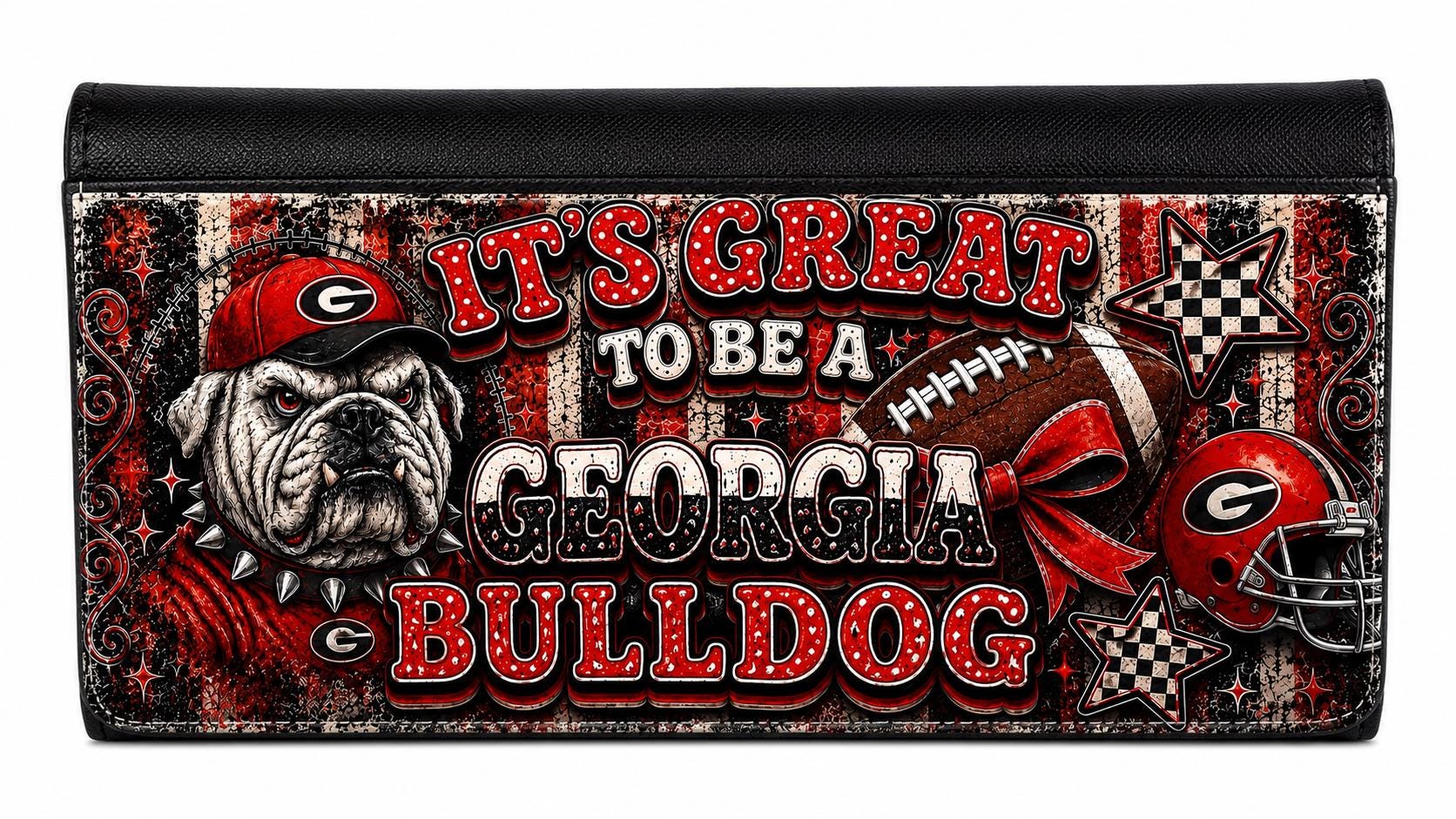 It's Great To Be a Georgia Fan Spirit Tri-Fold Wallet