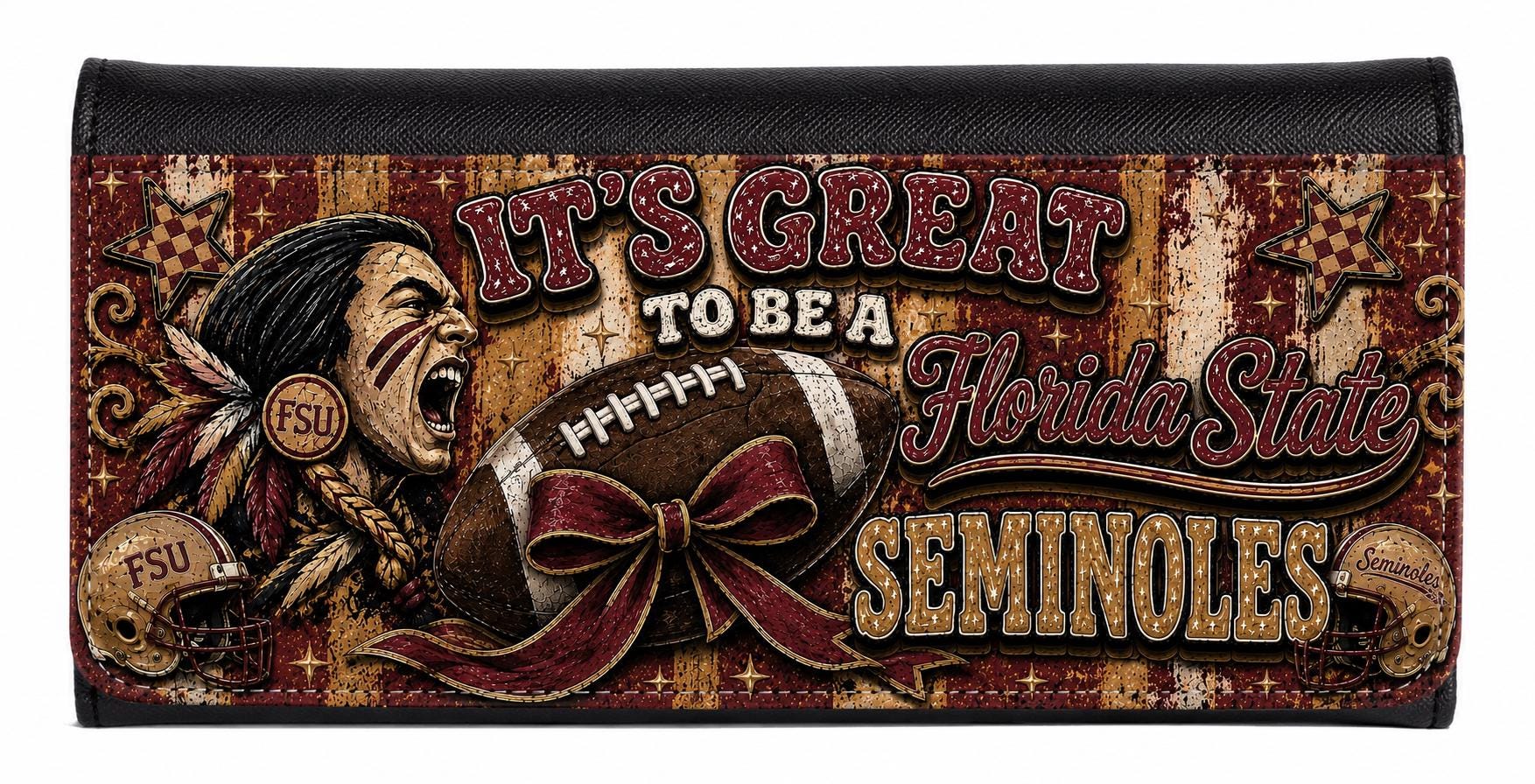 It's Great To Be a Florida State Fan Spirit Tri-Fold Wallet