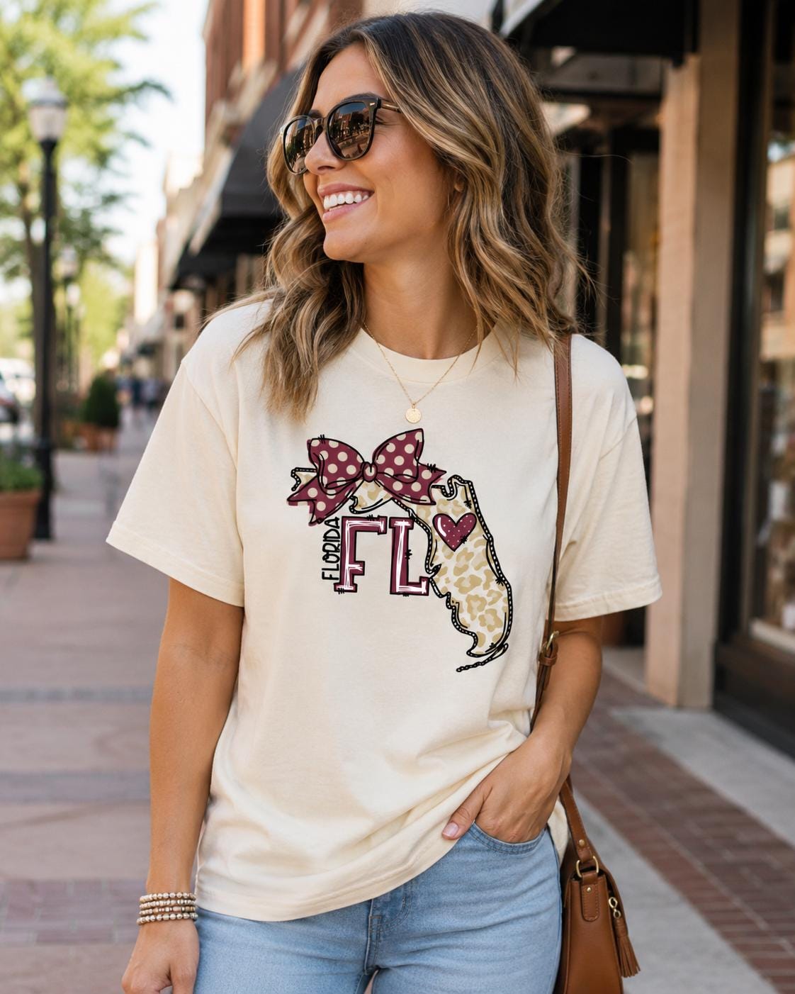 Florida Game Day Bow Graphic Tee/ Sweatshirt