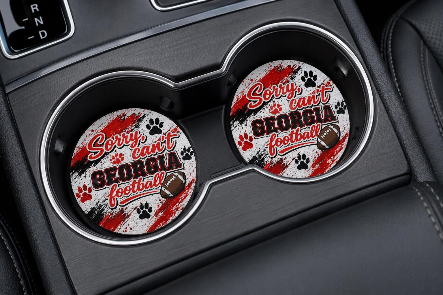 Sorry Can’t-Georgia Car Coasters/Ceramic or Neoprene Fabric