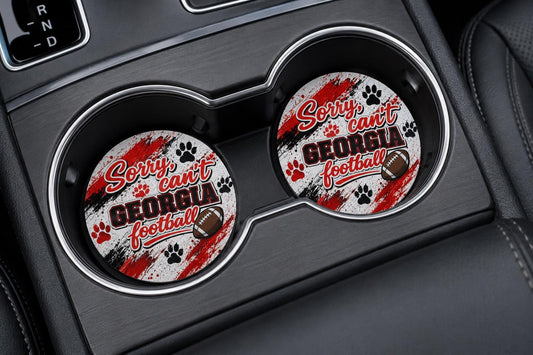 Sorry Can’t-Georgia Car Coasters/Ceramic or Neoprene Fabric