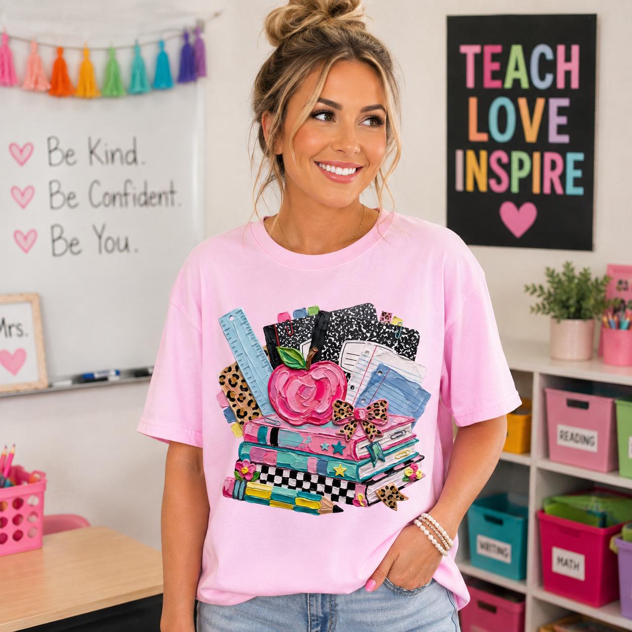 Back to school teacher graphic Tee