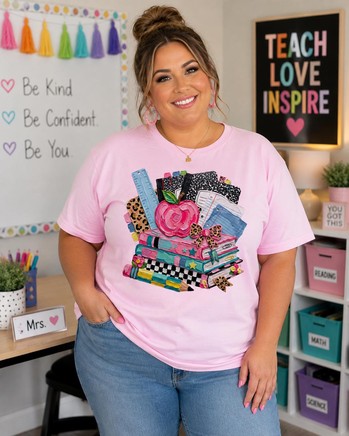 Back to school teacher graphic Tee