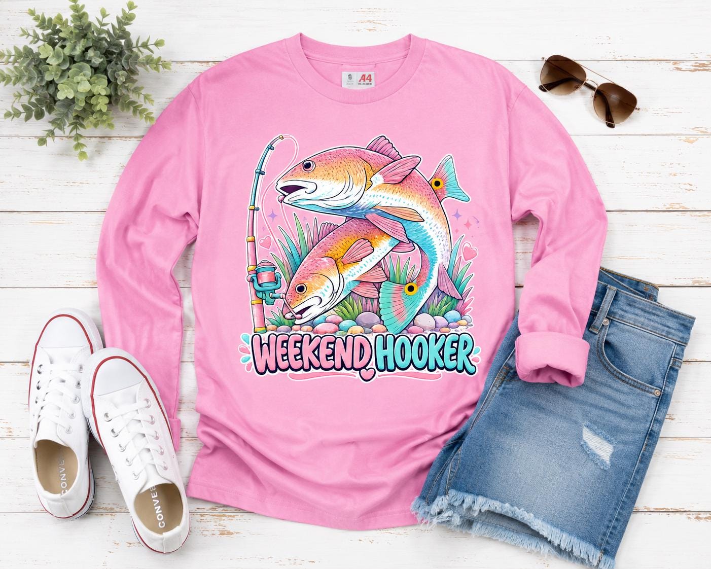 Ladies Design Fishing Cooling Long Sleeve Shirt