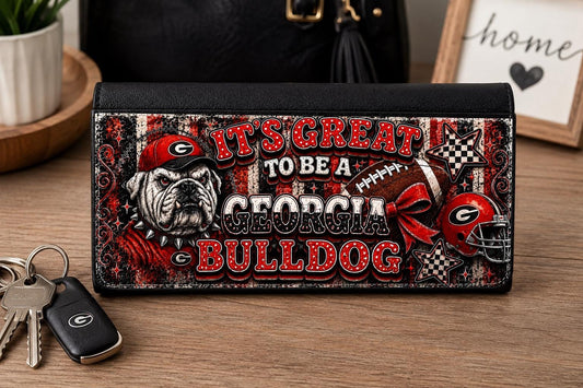 It's Great To Be a Georgia Fan Spirit Tri-Fold Wallet