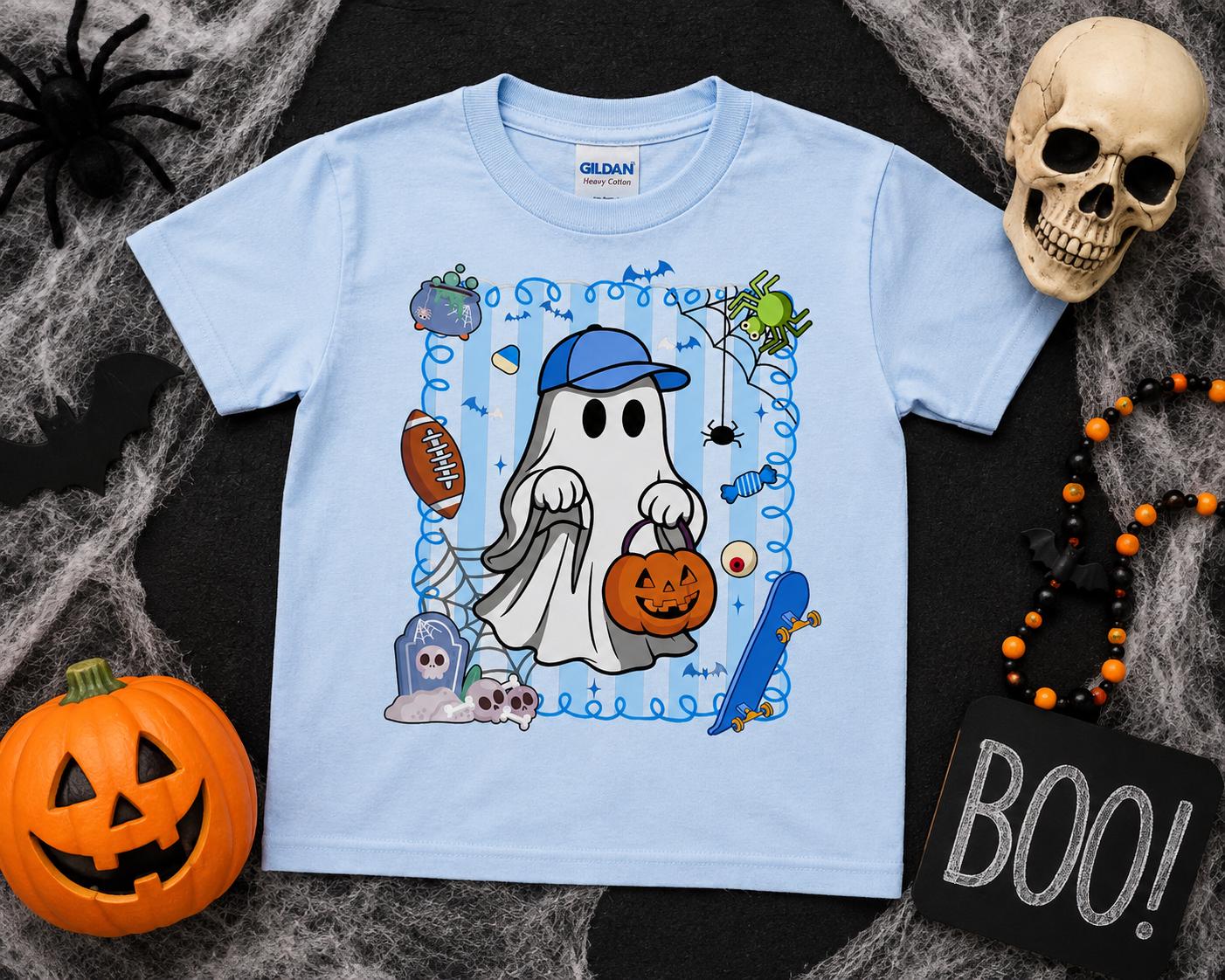 Boys Halloween Ghost T-Shirt