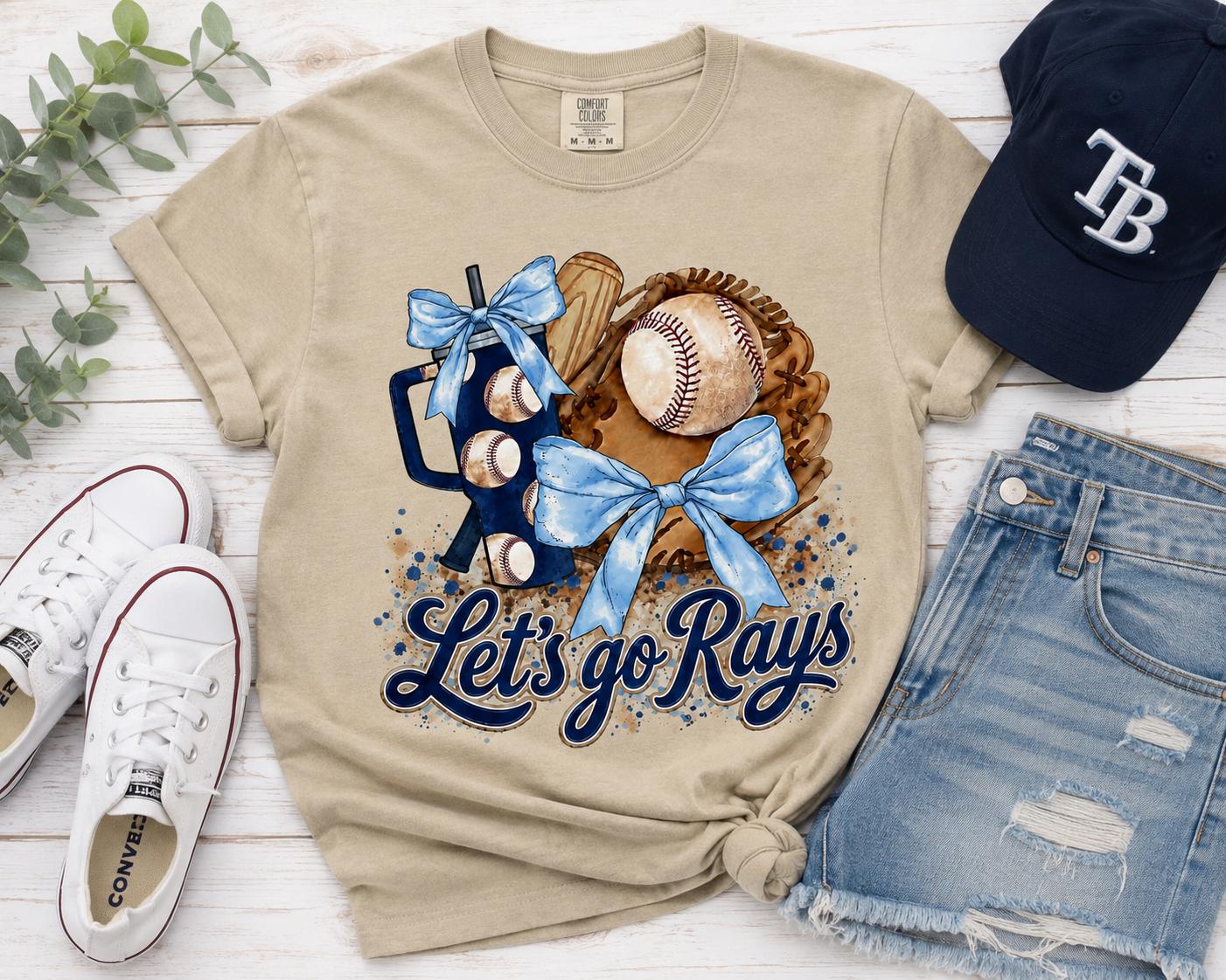 Let’s go Rays Baseball Tee