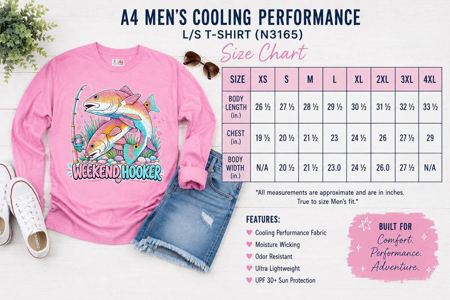 Ladies Design Fishing Cooling Long Sleeve Shirt