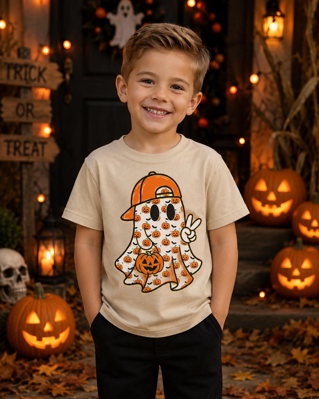 Halloween Ghost Youth Tees