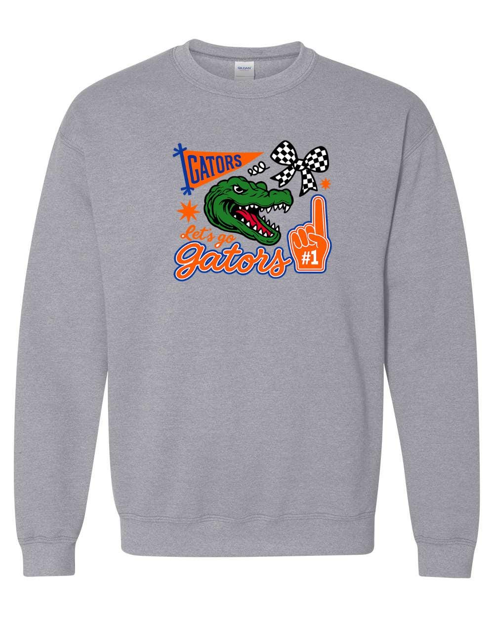Gators Fan Finger Design Graphic Tee/ Sweatshirt