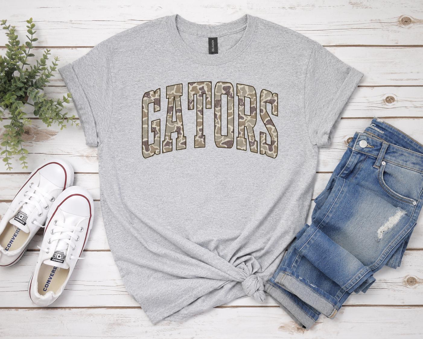 Gators Camo Graphic Tee/ Sweatshirt