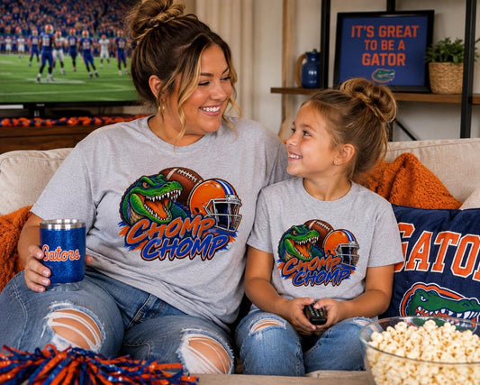 Chomp Chomp Gator Gameday Football T-Shirt