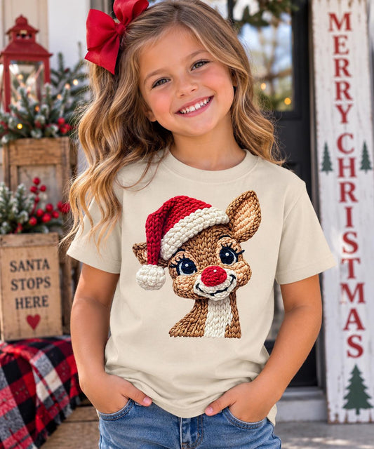 Christmas Reindeer Youth T-Shirt
