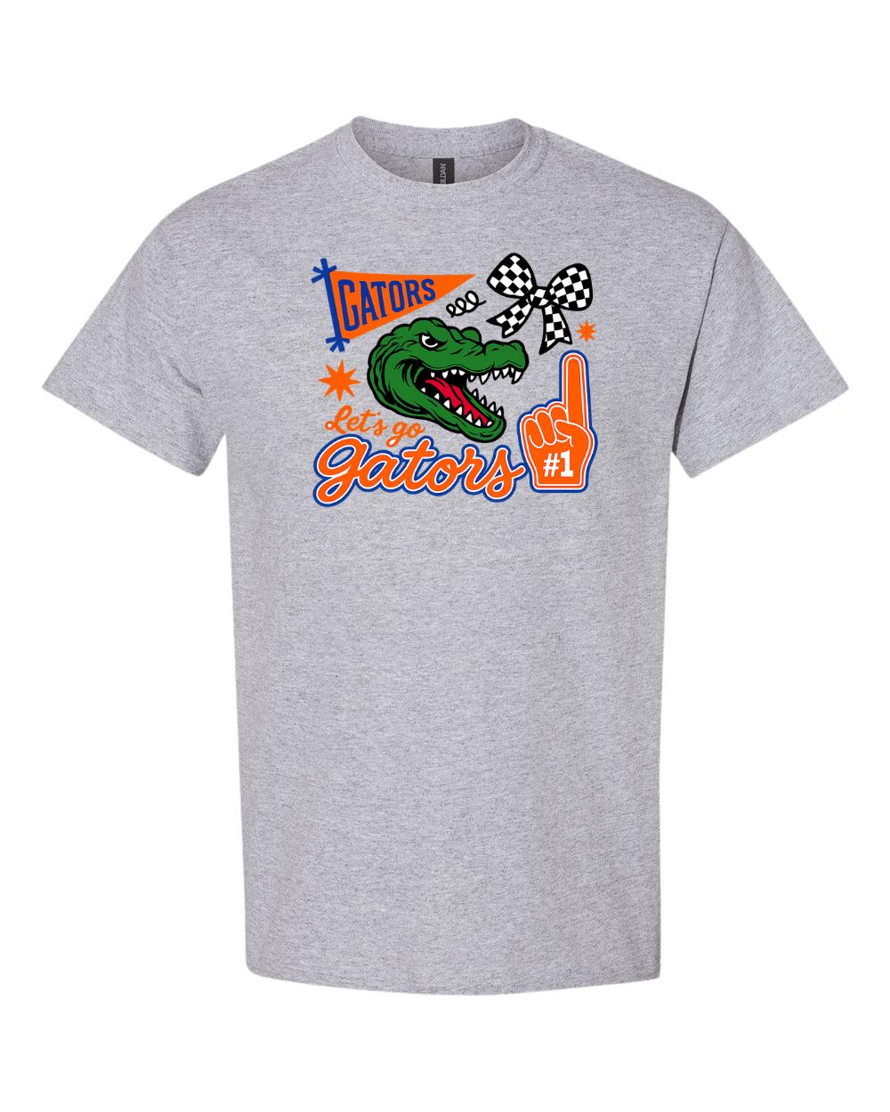 Gators Fan Finger Design Graphic Tee/ Sweatshirt