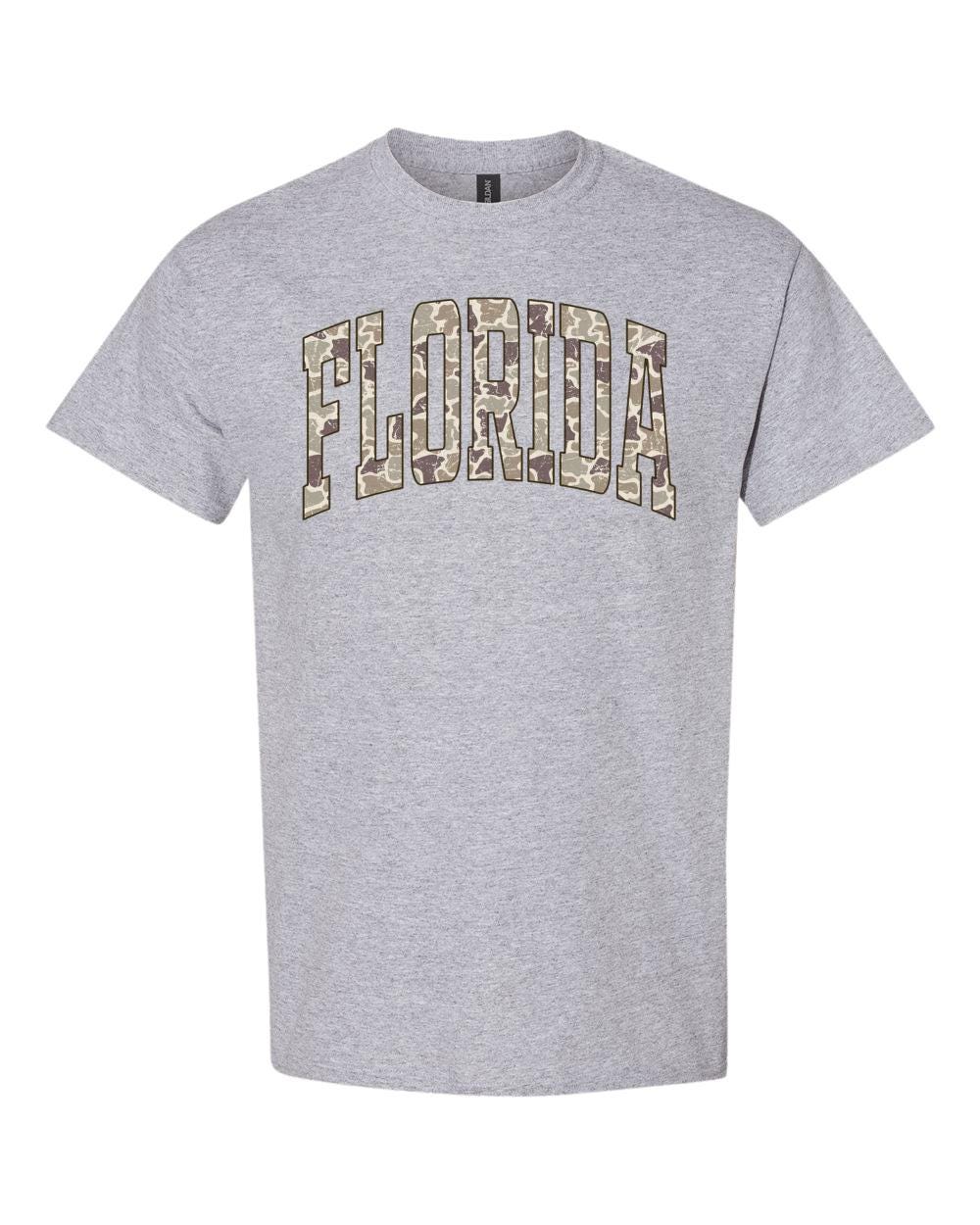 Florida Camo Graphic Tee/ Sweatshirt/His and Hers Matching Sets