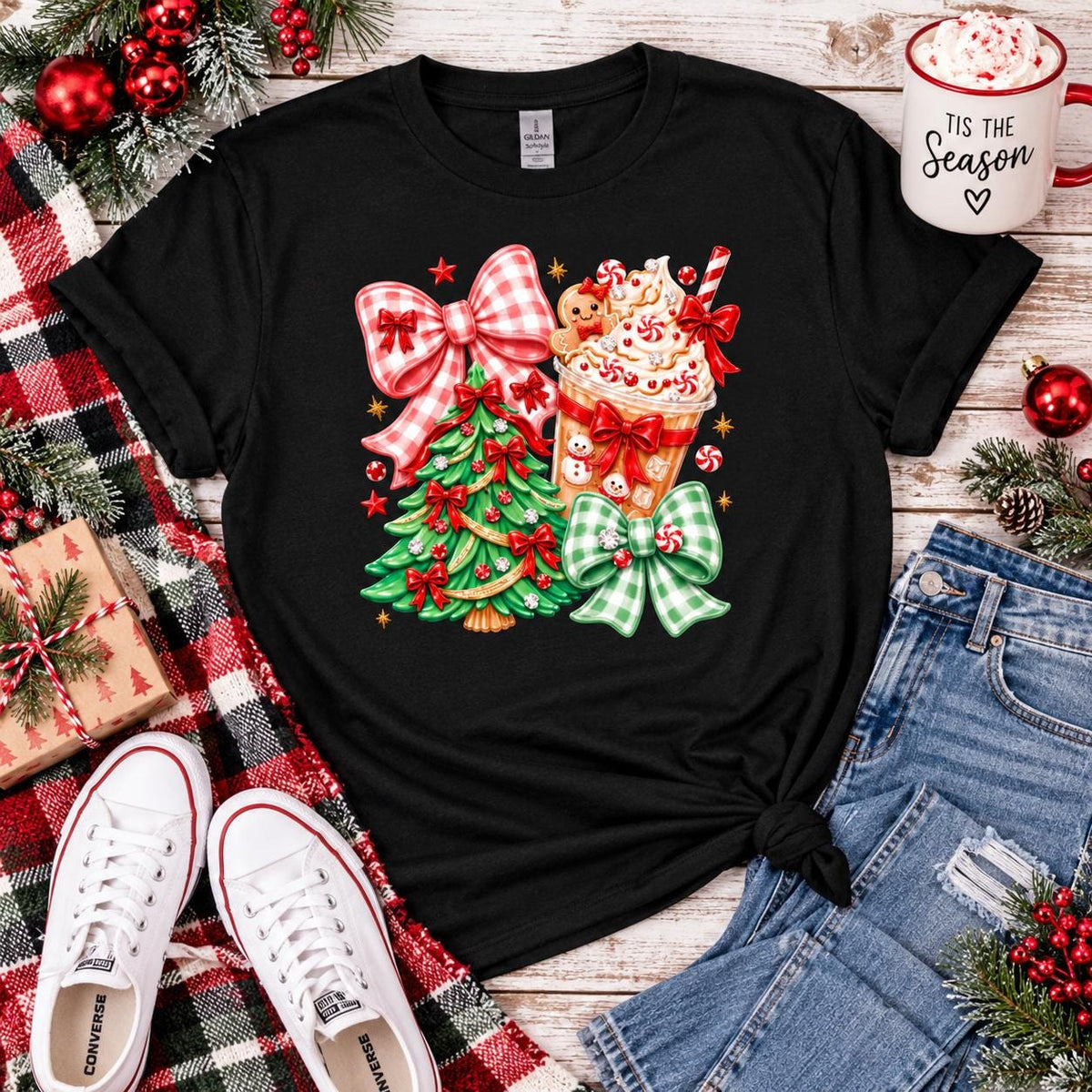 Christmas Coquette Graphic Tee