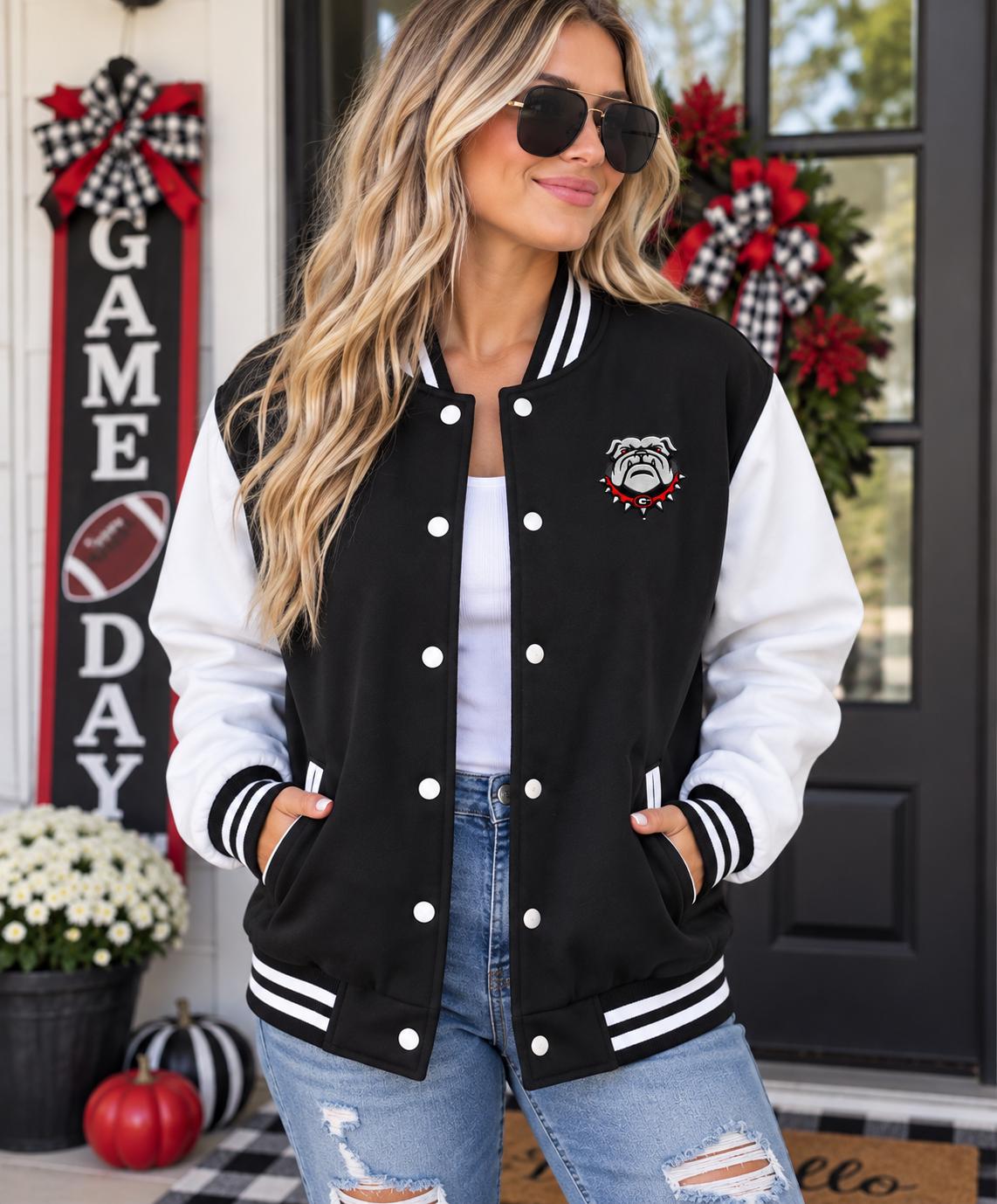 Georgia Bulldogs Game Day Varsity Jacket