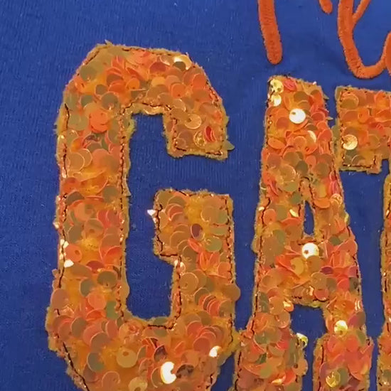 Florida Spirit Tee- SEQUIN MATERIAL APPLIQUE