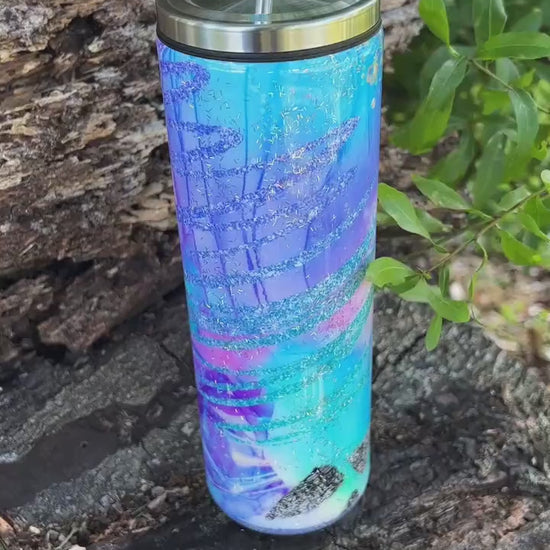 Gorgeous Prizm Holographic Design Tumbler/ADDED Sizes and Styles/Monogram It! Personalize It!
