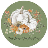 Fall Leaves & Pumpkins Please Mousepad