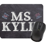 Back to School Blackboard/Chalk Board Personalized mousepad-Round or Rectangle