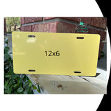 Pastel Agate Design with Monogram Car Tag/ License Plate-2 SIZES