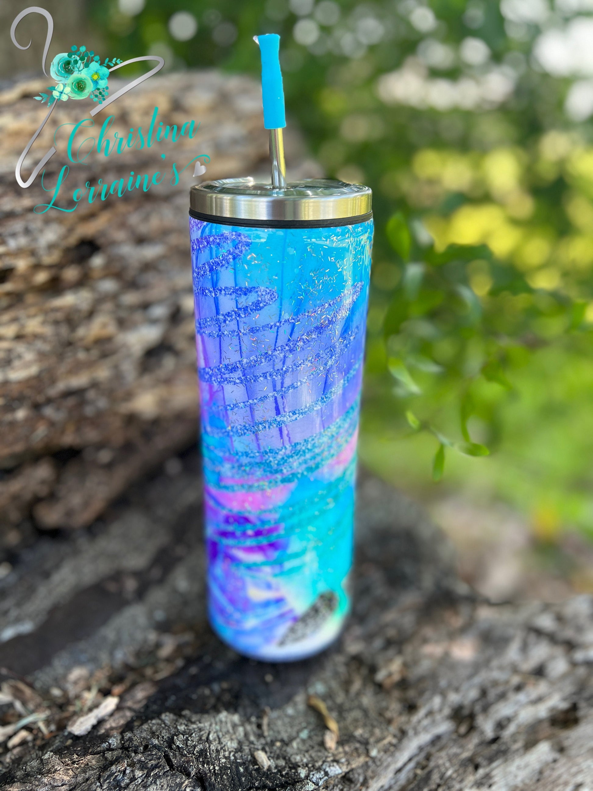 Gorgeous Prizm Holographic Design Tumbler/ADDED Sizes and Styles/Monogram It! Personalize It!