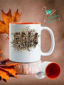 Fall Vibes Design Coffee Mug/Tumbler
