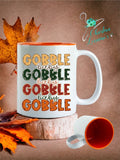 Gobble Baby Stacked Design Coffee Mug/Tumbler
