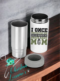 Army Dad/Army Mom/I Once Protected Him Word Art Design Frost Buddy Tumbler