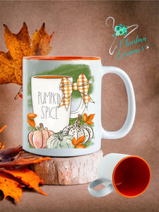 Pumpkin Spice Mug Design Coffee Mug/Tumbler