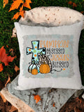 Pumpkin Obsessed/Jesus Blessed Design Pillow Cover