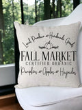 Fall Market Design Pillow Cover