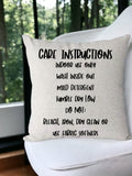 If I'm Drunk/Camping Design Pillow Cover
