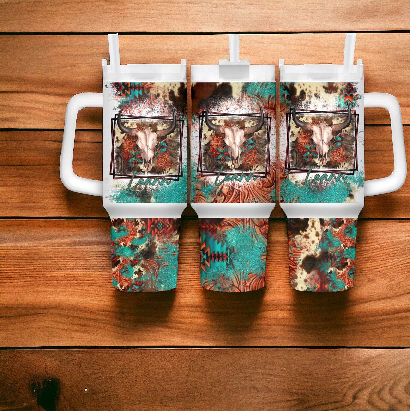 Personalized Western Design Tumbler